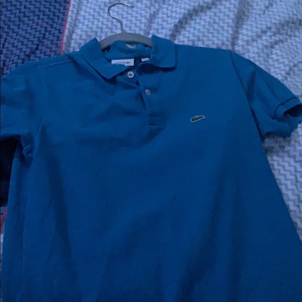 A Lacoste shirt size 16 in youth